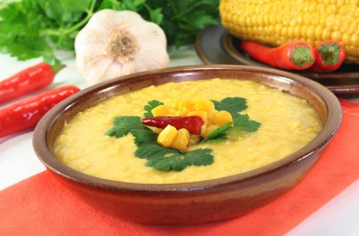 Kukuřičná chilli polévka