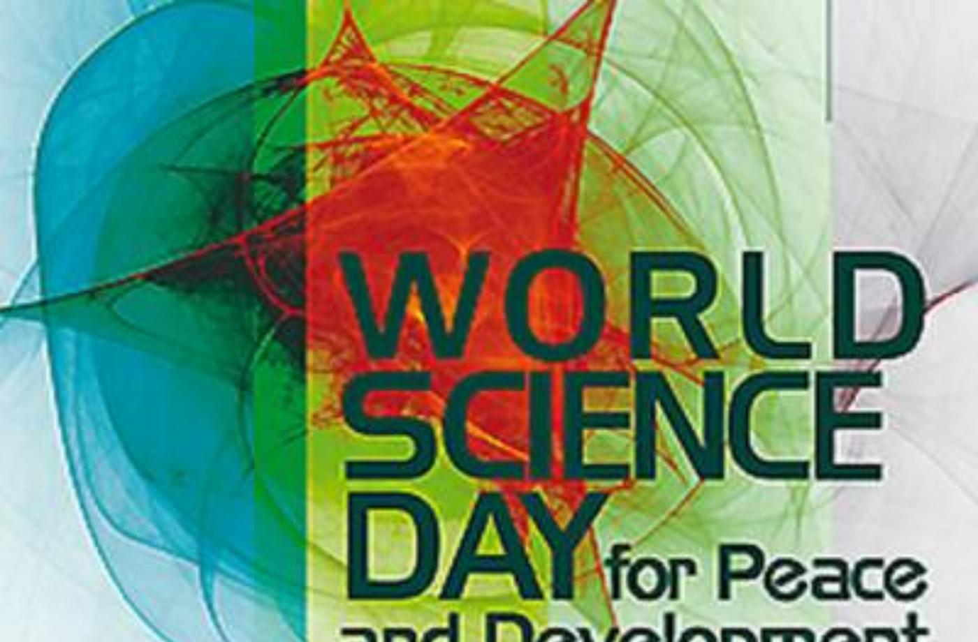 Svetový deň vedy pre mier a rozvoj znak