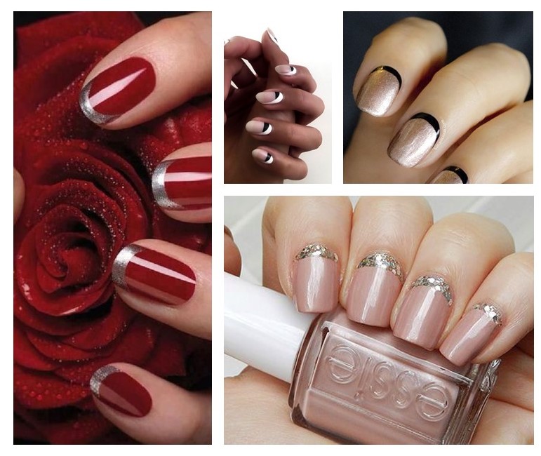 Cerno Fialové Nehty : Cerne Nehtiky S Lesticim Pigmentem Sada Na Gelove