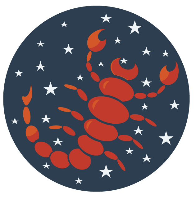 Zodiac,Signs,In,Circles,With,Stars,Simple,Flat,Vector,Illustration