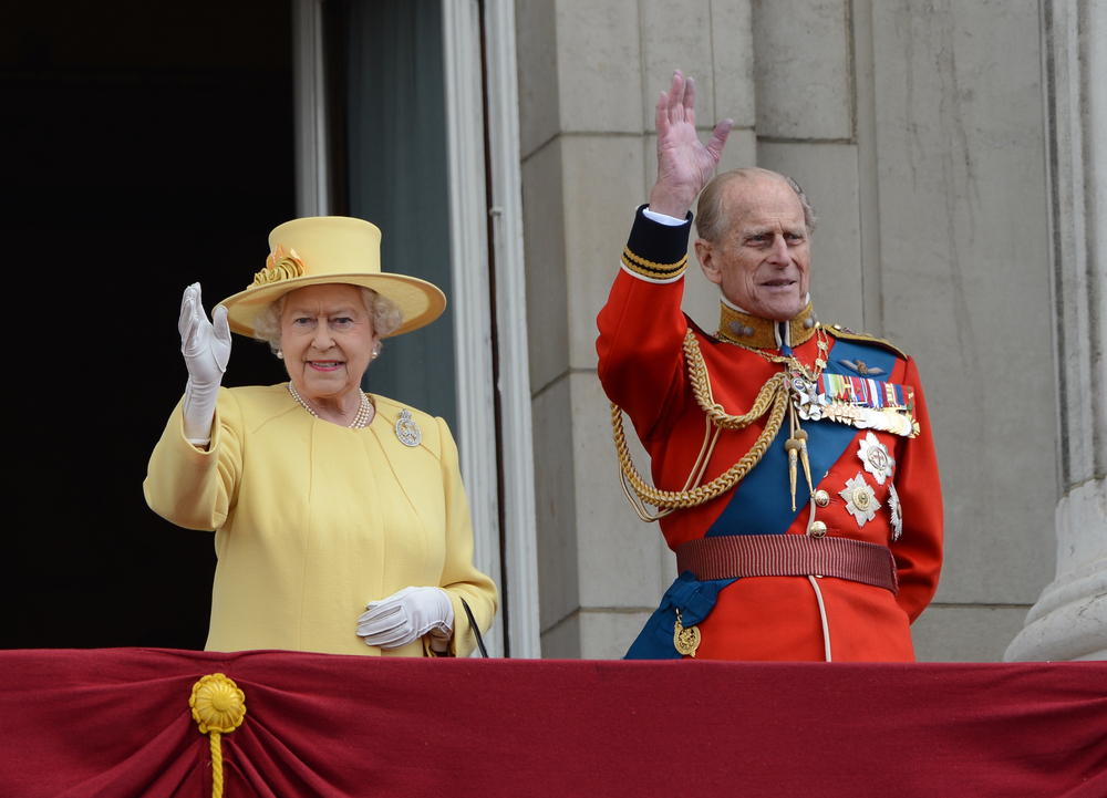 Queen,Elizabeth,Ii,And,Duke,Of,Edinburgh,Attend,The,Trooping