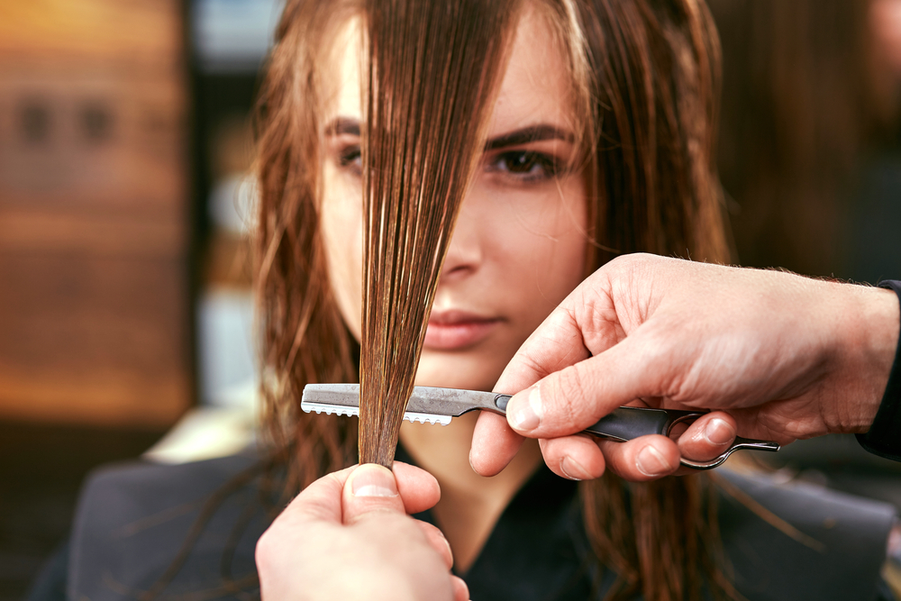 Women's,Haircut.,Hairdresser,,Beauty,Salon