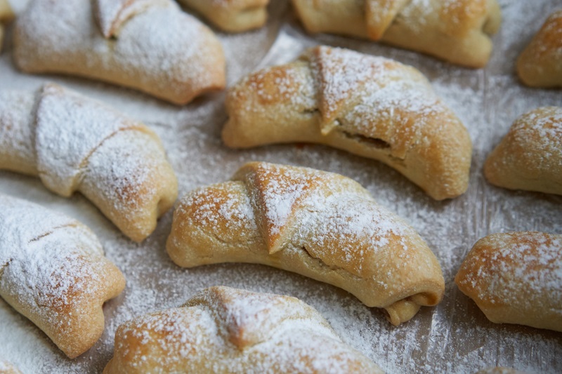 Traditional,Czech,Homemade,St.,Martin´´,S,Rolls,With,Ground,Walnuts
